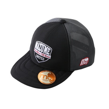 オレンジブルー 帽子 MZCP-950 mazume フレックス CAP インクブラック フリー