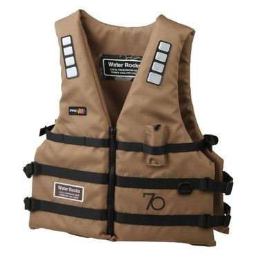 オレンジブルー ライフジャケット WRLV-3159 WR PACベスト 70kg タン