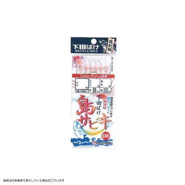 下田漁具 SSM601 下田島サビキ ピンクスキン グレ針 6本 5-4-5