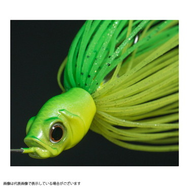 ガンクラフト スピナーベイト キラーズベイトMINI-2 3/8oz #11G フラッシングライム