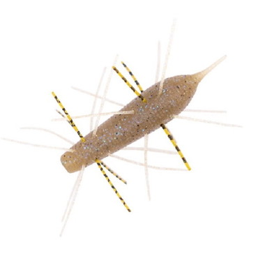 ジークラック ワーム イモケムシ 60mm(フローティング)  #283 喰わせモエビ