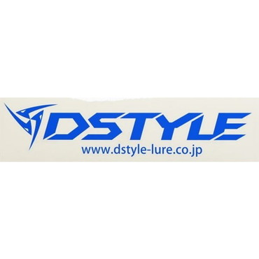 DSTYLE ディスタイル ステッカー DSTYLEロゴ カッティングステッカー L ブルー