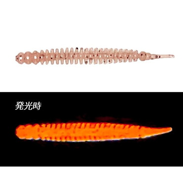 クレイジーオーシャン ワーム 海毛虫 #19 めんたいマヨRDグロー