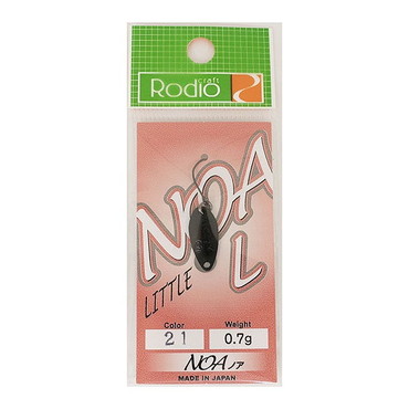 ロデオクラフト スプーン NOA-L (ノアL) 0.7g #21 ブラック(マット)
