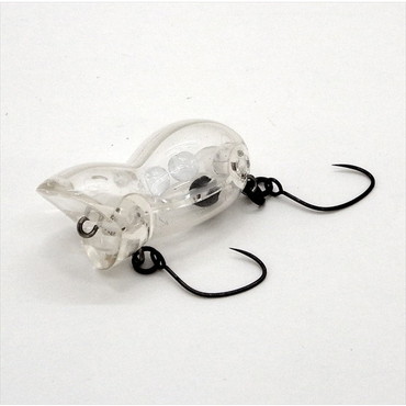 ロデオクラフト トラウトプラグ にゃんプップ ラトルin #1 クリアー