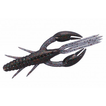 OSP ワーム ドライブクロー 4インチ W052 KTダークスモーク/コッパー&グリーンフレーク