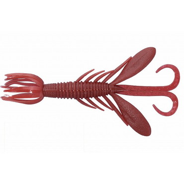 OSP ワーム ドライブホッグ 2.5インチ W077ソリッドレッド