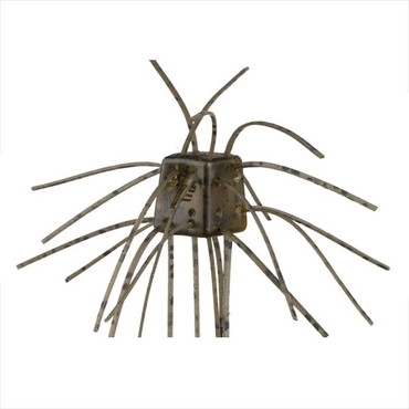 OSP ワーム サイコロラバー NONSALT 14mm SR01グリーンパンプキンペッパー