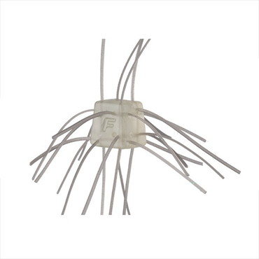 OSP ワーム サイコロラバー NONSALT 14mm SR04スモークレモン