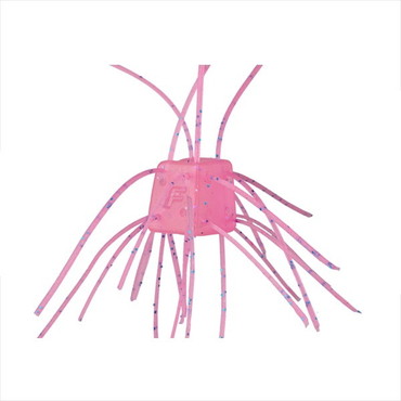 OSP ワーム サイコロラバー NONSALT 14mm SR07サイトネオンピンク