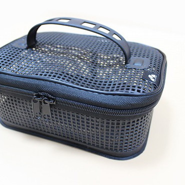 SOLTOOL  メッシュポーチ Ｓ ブラック 釣り用 丸洗い可能