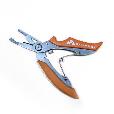 SOLTOOL ステンスプリットリングプライヤーN 105 オレンジ CK-7596 釣り 小物 釣り 高性能