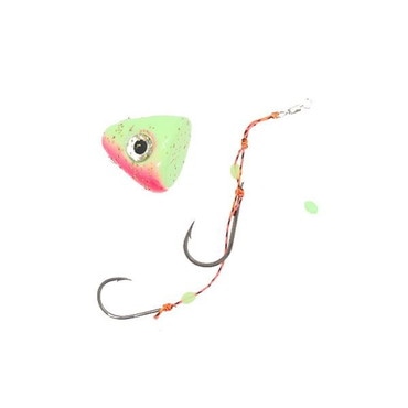 SOLTOOL テンヤ CK-8845 オニギリテンヤ遊動式(OT-YD) 6号 夜光/赤 ラメ