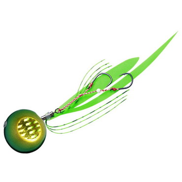 メジャークラフト タイラバ 鯛ラバ 鯛乃実 45g #6ゴールド/グリーン