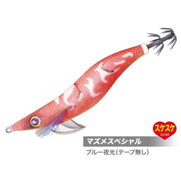 メジャークラフト エギ 餌木蔵 EGZ-3.5号 #015ブルー夜行アピールレッド(テープ無)