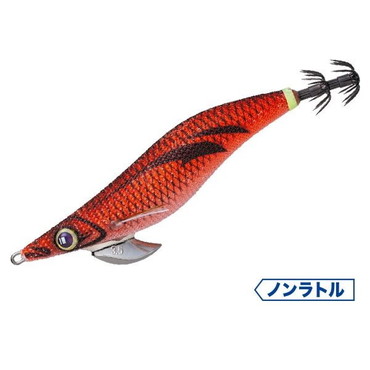 メジャークラフト エギ 餌木蔵ベイトフェザー EBF-2.5号 #007クリアアピールレッド(テープ無)