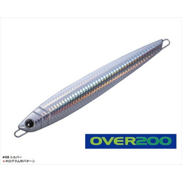 メジャークラフト ジグパラバーチカル ショート オーバー200シリーズ 200g #008シルバー