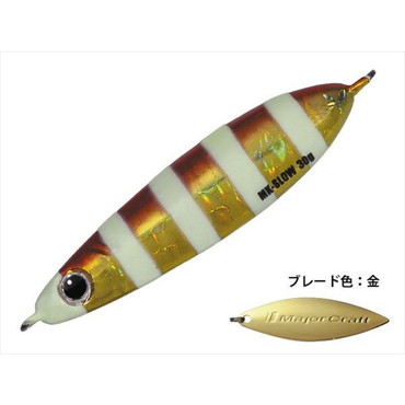 メジャークラフト マキジグスロー 40g #077 ゼブラレッドゴールド