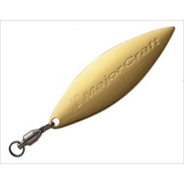 メジャークラフト 簡単ブレード ノーマルタイプ ウィローリーフ/サイズ:L　ゴールド