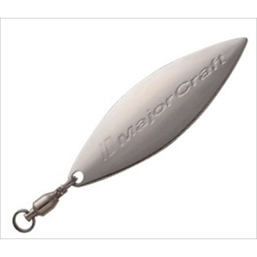 メジャークラフト 簡単ブレード ノーマルタイプ ウィローリーフ/サイズ:L　シルバー