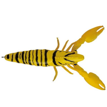 メジャークラフト 仕掛け プリプリタコエビ #3イエロータイガー