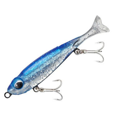 メジャークラフト ワーム スティルシャッド RVSSD-60#008クリアブルーバック