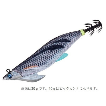 メジャークラフト エギ 餌木蔵ベイトフェザーTR 3.5号 40g ビッグカンナ #10 クリアモノトーン