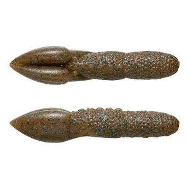 フィッシュアロー ワーム ヘビープープ３．６インチ　＃０４　グリパン．ブルーフレーク