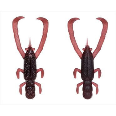 フィッシュアロー ワーム フリリグシュリンプ 2.6インチ #02スカッパノン