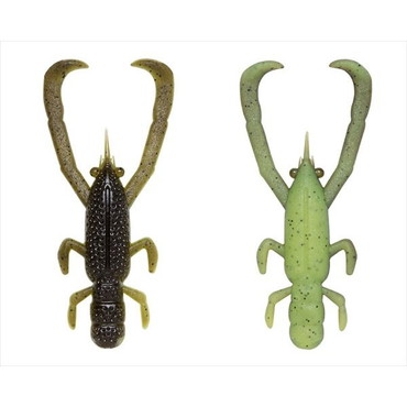 フィッシュアロー ワーム フリリグシュリンプ 2.6インチ #03グリパン/チャート