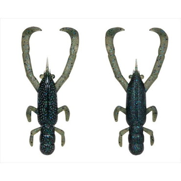 フィッシュアロー ワーム フリリグシュリンプ 2.6インチ #04ウィードネオン