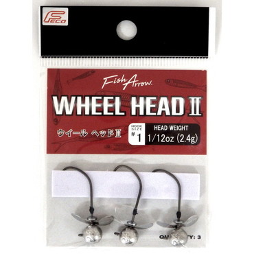 フィッシュアロー ジグヘッド ウィールヘッドII 2.4g