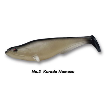 モンスターキス スイムベイト モンスターキャット　6inch No3 黒田ナマズ