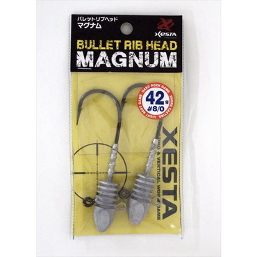 ゼスタ（ＸＥＳＴＡ） ジグヘッド バレットリブヘッド マグナム 42g #8/0