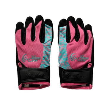 ビーナスクルー 手袋 VenusCrew ジギンググローブ ピンク×ブルー M
