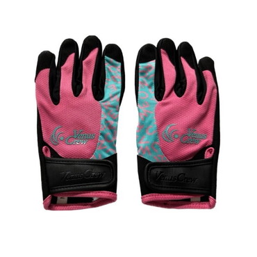 ビーナスクルー 手袋 VenusCrew ジギンググローブ ピンク×ブルー L