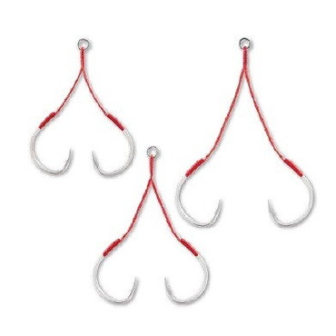 シーフロアコントロール　アシストフック　フック３／０使用　ＰＥフロロ入　２ｃｍｘ２ｃｍ