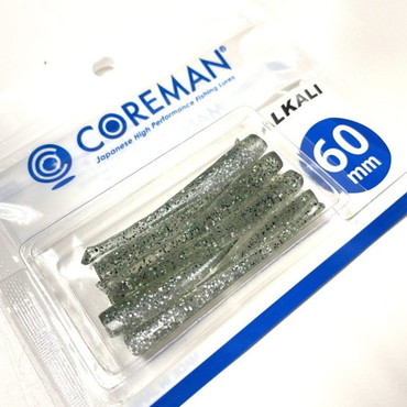 コアマン ワーム アルカリ 60mm #004 トウゴロウイワシ