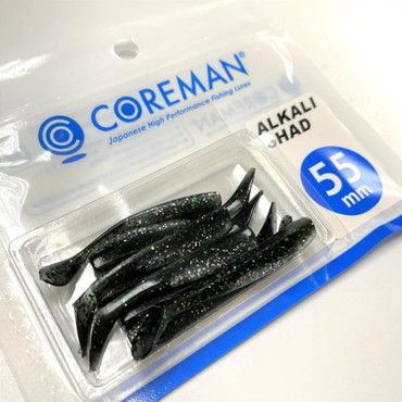 コアマン ワーム アルカリシャッド 55mm #001 カタクチイワシ