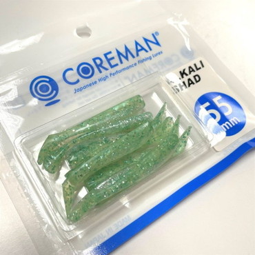 コアマン ワーム アルカリシャッド 55mm #003 沖堤イワシ