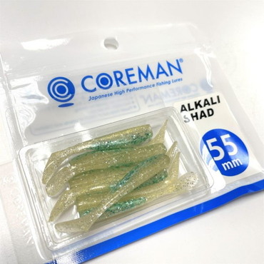 コアマン ワーム アルカリシャッド 55mm #046 シャローイワシ