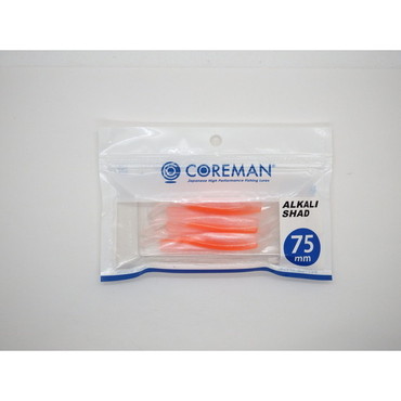 コアマン ワーム アルカリシャッド 75mm #010 ナイトSP