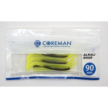 コアマン ワーム アルカリシャッド 90mm #063 チャートベイト