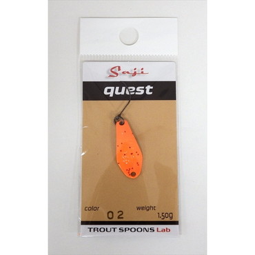 トラウトスプーンラボ スプーン サジ クエスト 1.5g #02 橙シルバー(ダイダイシルバー)【即日発送】