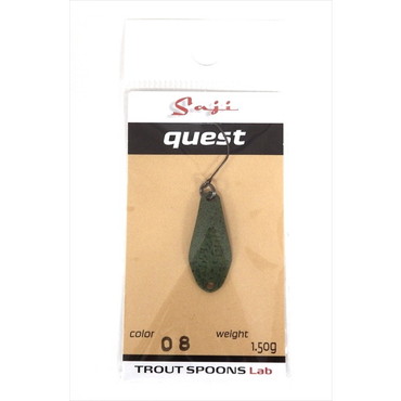 トラウトスプーンラボ スプーン サジ クエスト 1.5g #08 斑山葵(マダラワサビ)【即日発送】