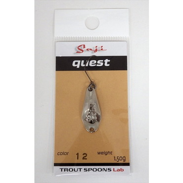 トラウトスプーンラボ スプーン サジ クエスト 1.5g #12 銀メッキ【即日発送】