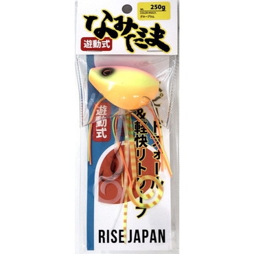 ライズジャパン タイラバ 鯛ラバ なみだま 250g #ND21グロープラム