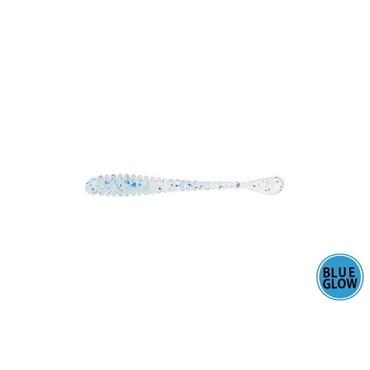 一誠 イッセイ ワーム 海太郎 スパテラ 1インチ #063 クリアブルーフレーク(ブルー夜光)