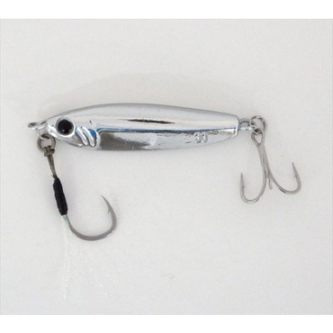 ジーク メタルジグ Fサーディン アルミシルバーUV21 30g