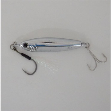 ジーク メタルジグ Fサーディン アルミシルバーUV21 40g